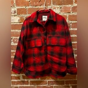 XS Zara Coat/Jacket in Buffalo Plaid - Warm, Thick